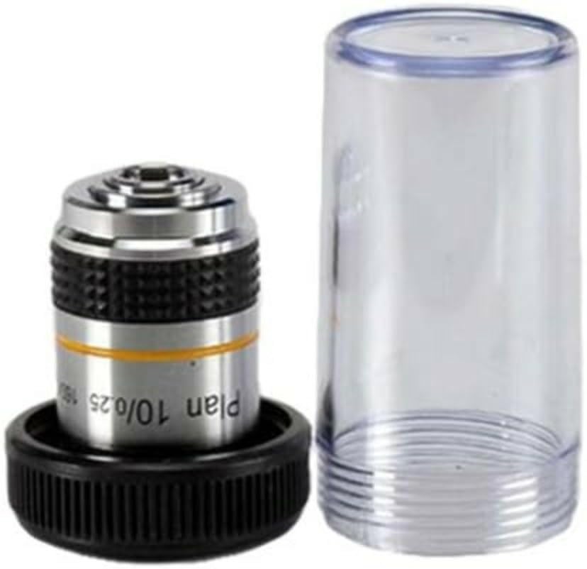 AmScope PA10X 10X Plan Achromatic Microscope Objective Lense | 10X